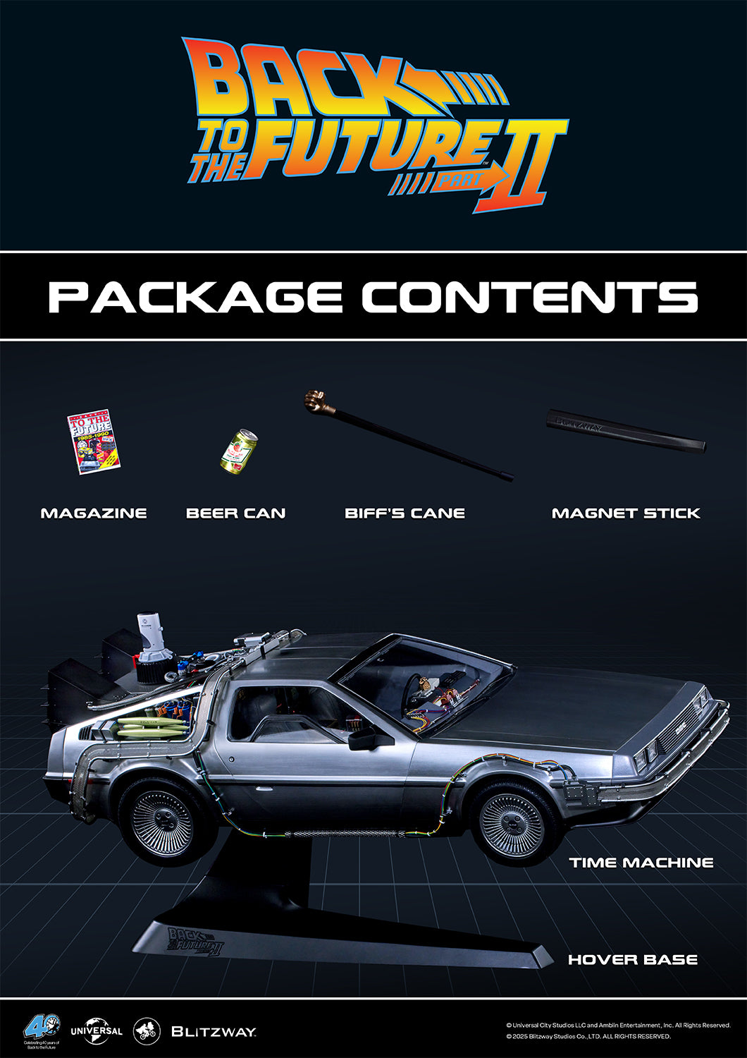 Back to the Future 2 'Time Machine' Standard Ver. Pre-order Deposit