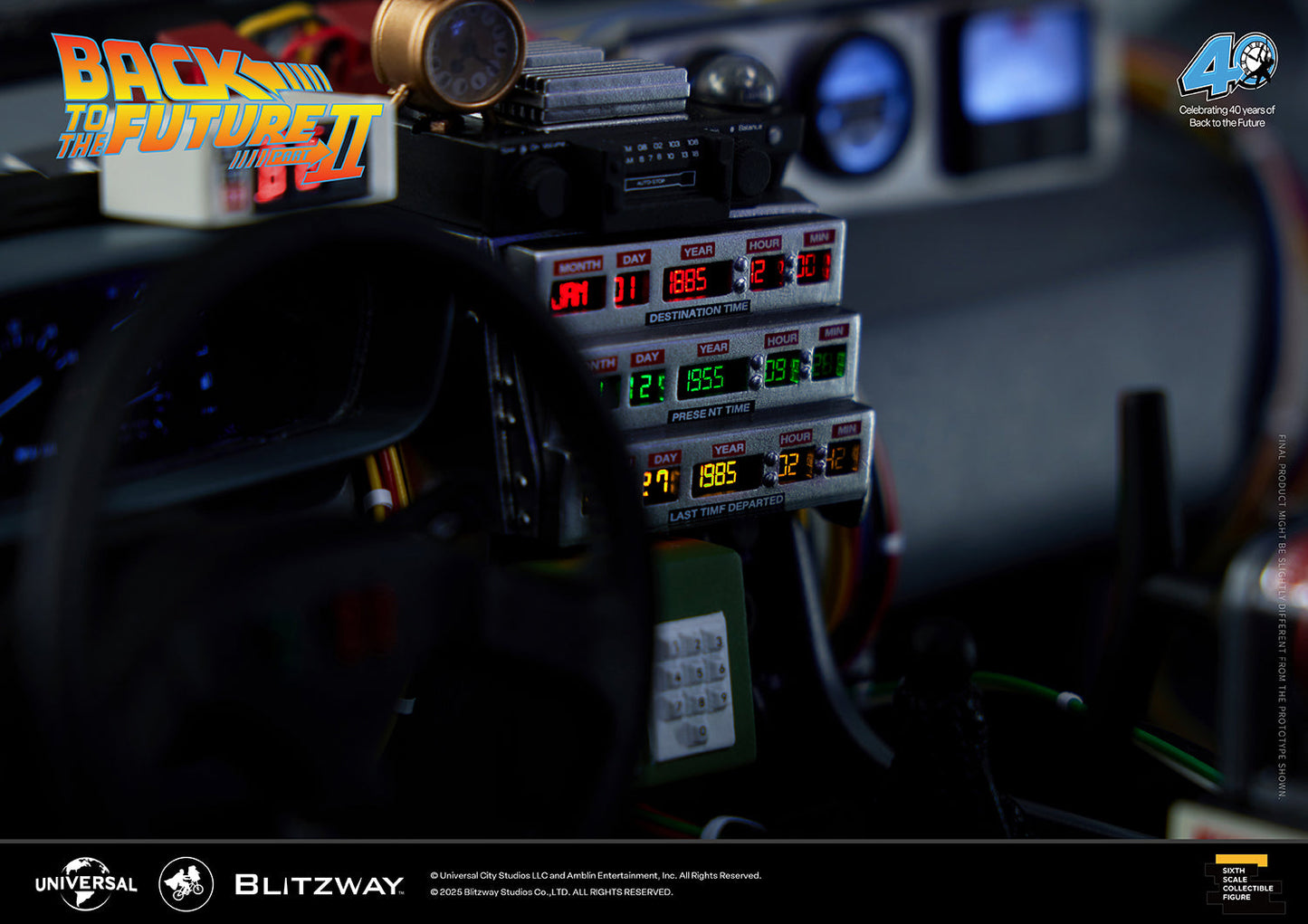 Back to the Future 2 'Time Machine' Standard Ver. Pre-order Deposit