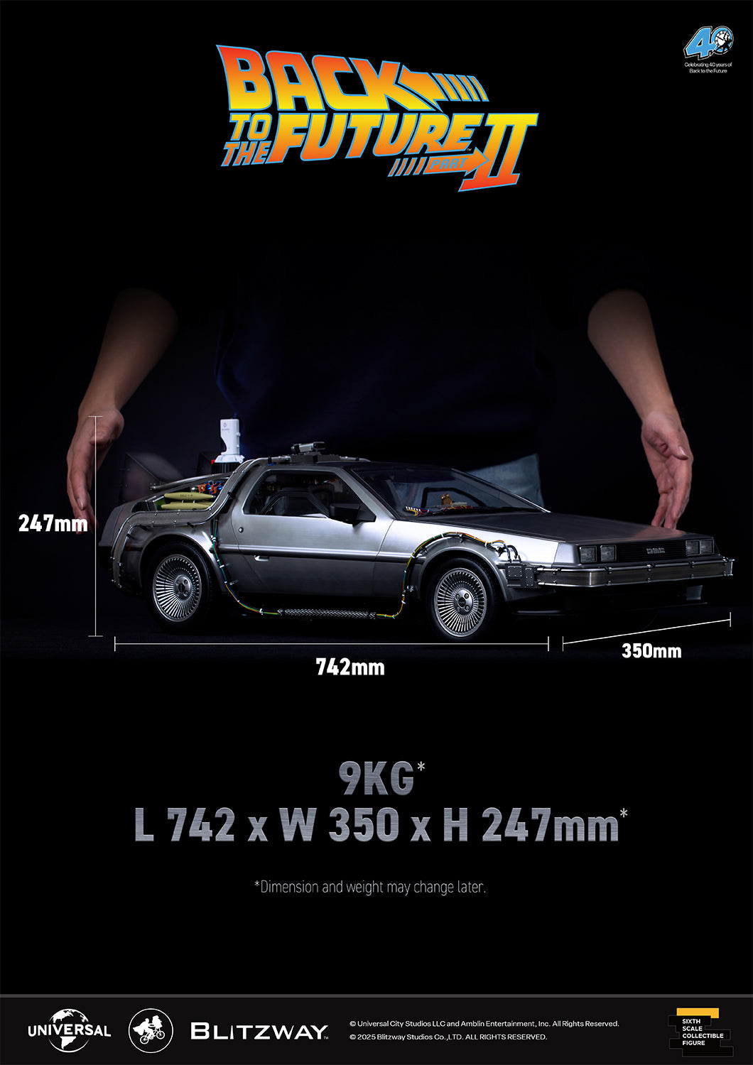 Back to the Future 2 'Time Machine' Standard Ver. Pre-order Deposit
