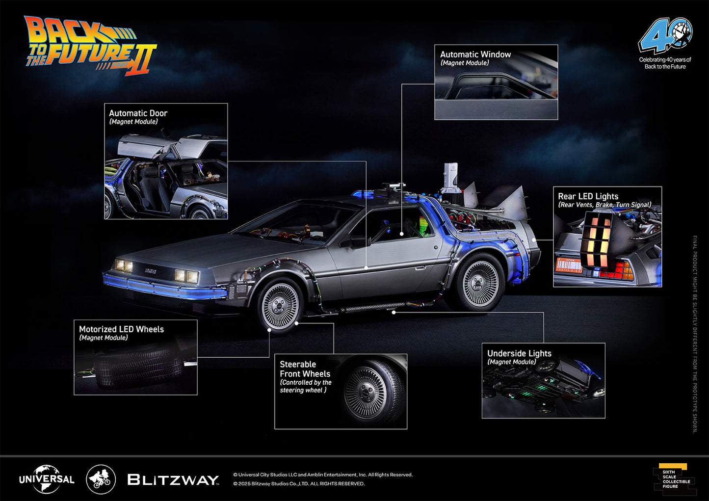 Back to the Future 2 'Time Machine' Standard Ver. Pre-order Deposit