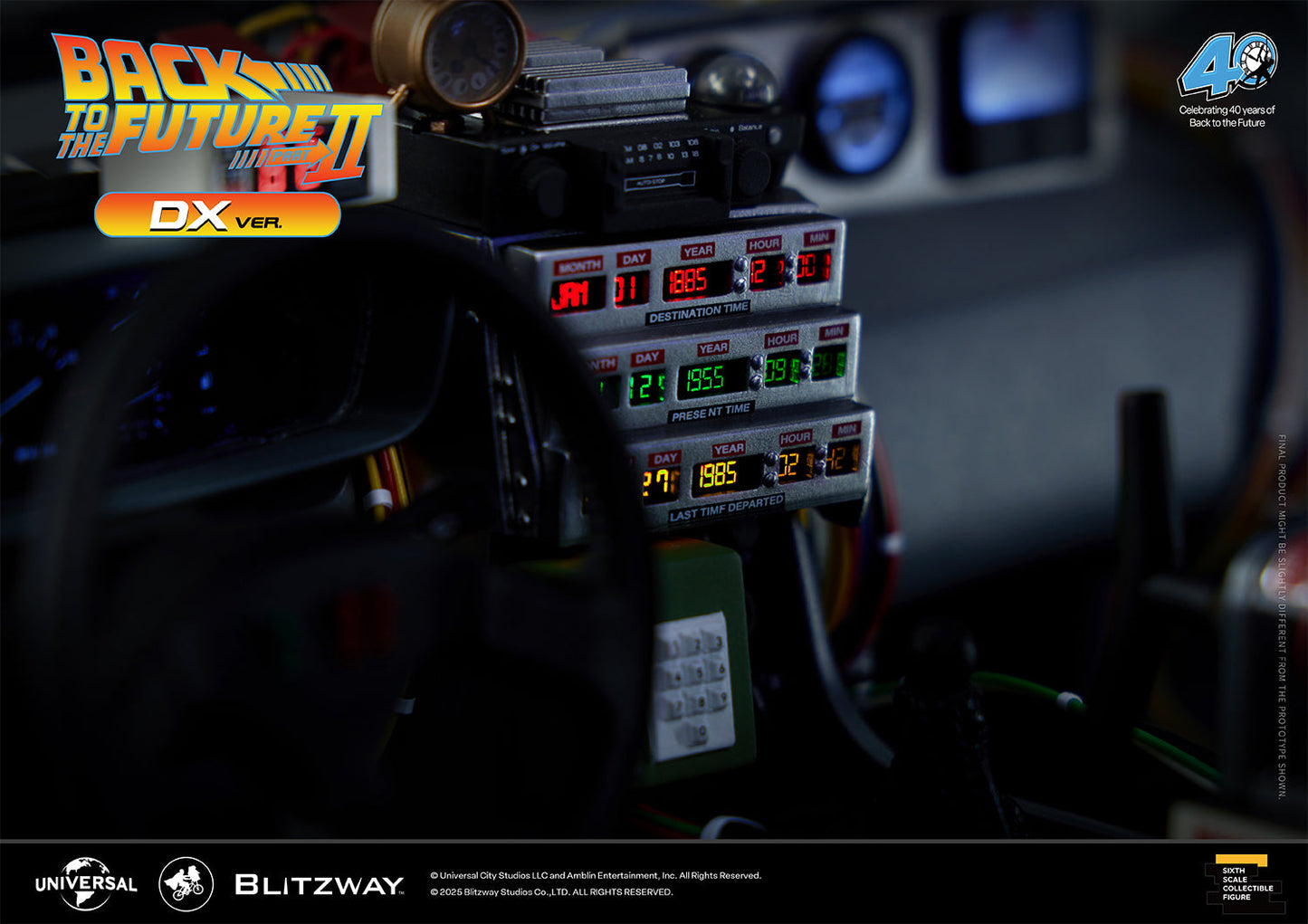 Back to the Future 2 'Time Machine' DX Ver. Pre-order Deposit