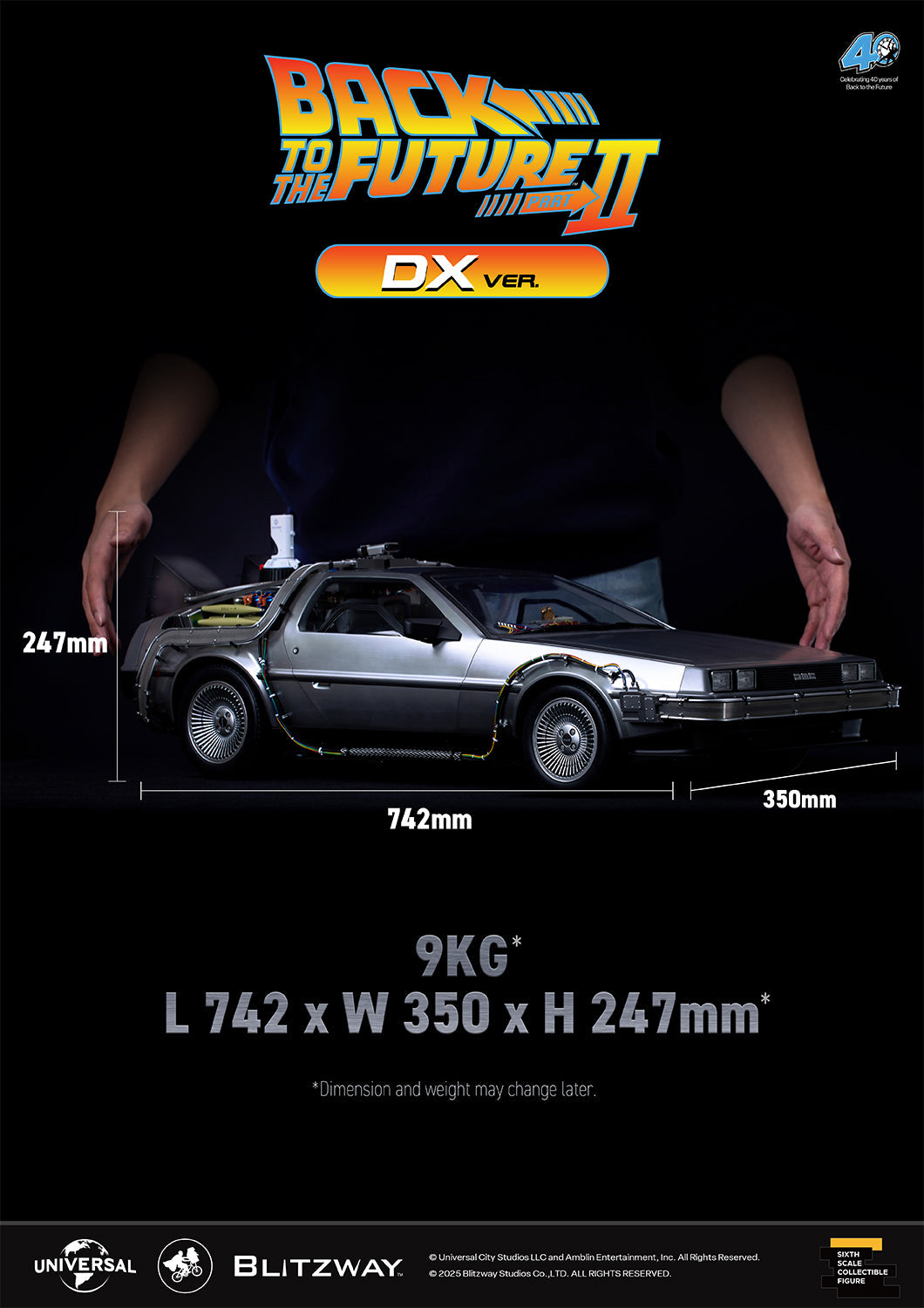 Back to the Future 2 'Time Machine' DX Ver. Pre-order Deposit