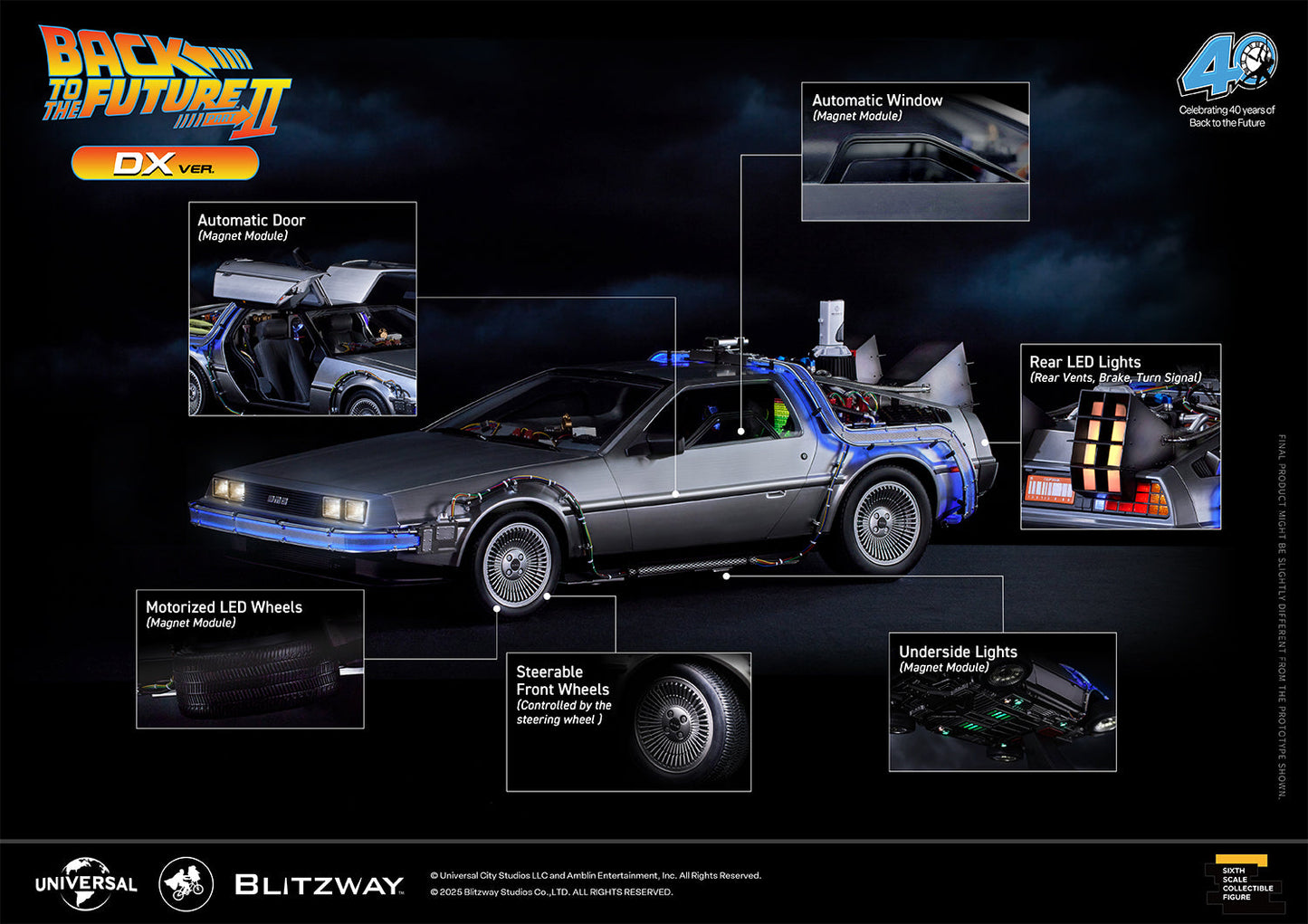 Back to the Future 2 'Time Machine' DX Ver. Pre-order Deposit