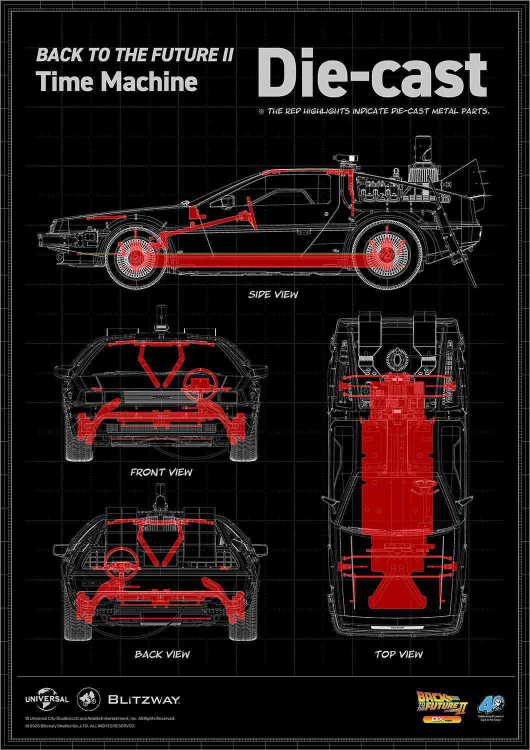 Back to the Future 2 'Time Machine' DX Ver. Pre-order Deposit