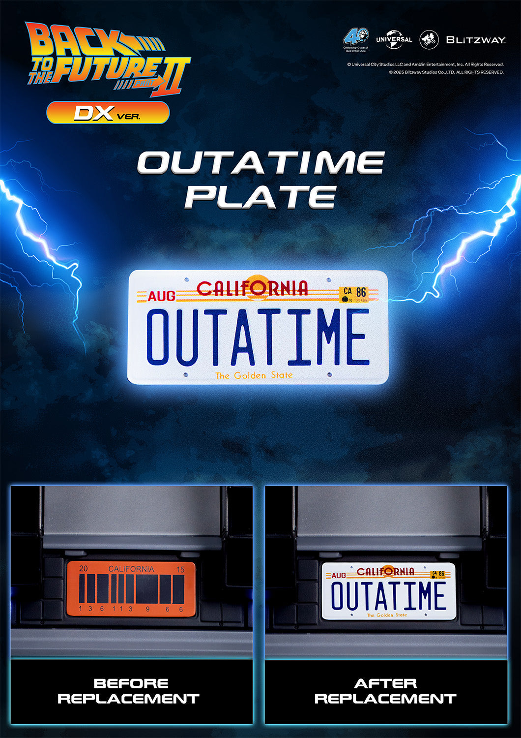 Back to the Future 2 'Time Machine' DX Ver. Pre-order Deposit