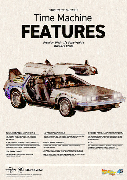 Back to the Future 2 'Time Machine' Standard Ver. Pre-order Deposit